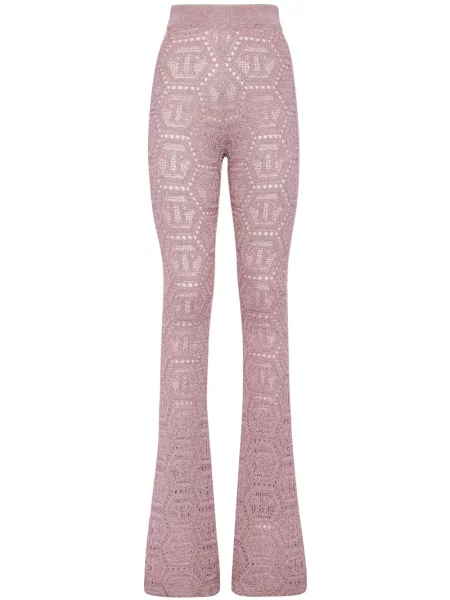 Pantaloni Philipp Plein roz