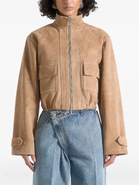 Geacă Manière De Voir din piele de căprioară maro