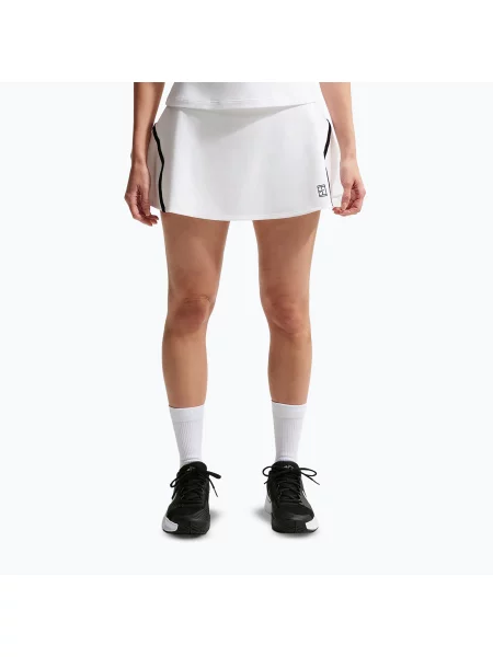 Tenisová sukně Nike Court Advantage Dri-Fit High Waisted white/black bílé