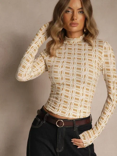 Bluză Zadanevia cu bej albă