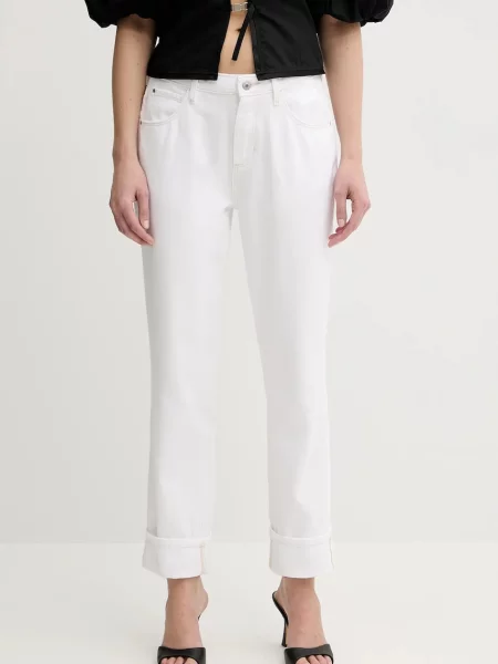 Kavbojke Guess CELIA bela