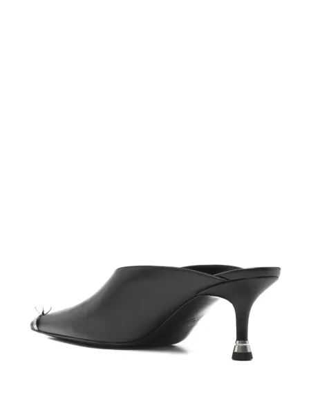 Papuci tip mules Alexander Wang negru