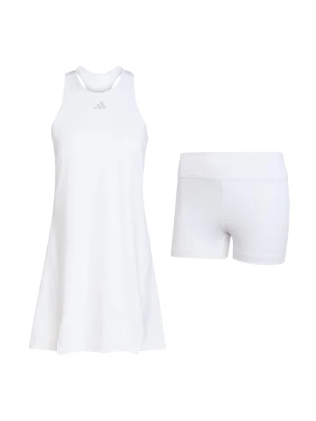 ADIDAS PERFORMANCE Rochie sport Club' alb