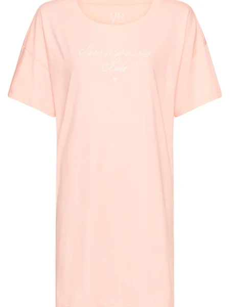 VIVANCE Majica za spanje puder bela