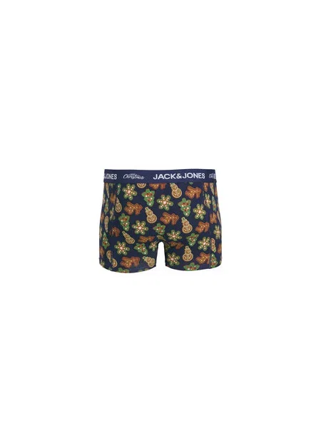 Jack & Jones Komplet boksarice in nogavice Gingerbread Giftbox Pisana