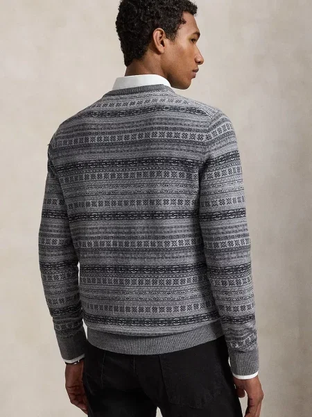 Pulover Polo Ralph Lauren de lână gri