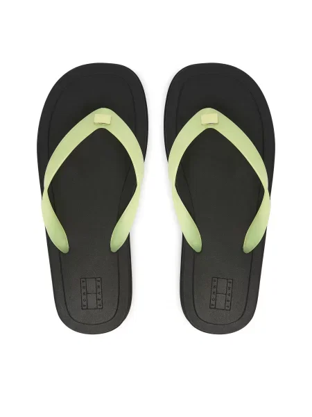 Japonke Tommy Jeans Tjw Cleated Jelly Summer Sandal zelena