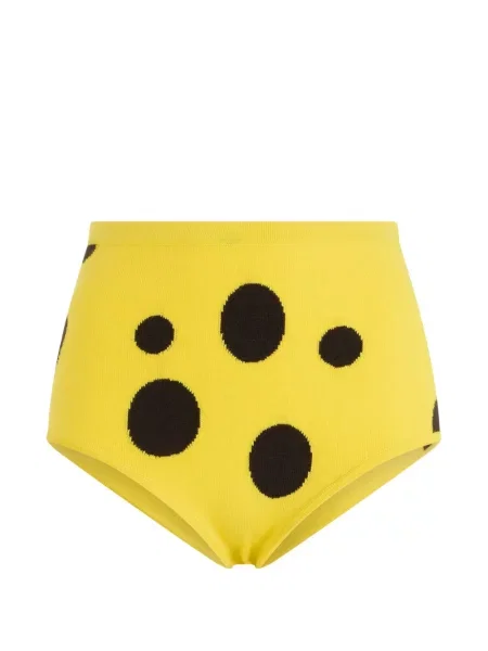 Chiloți briefs Moschino cu buline galben