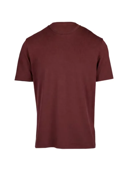 Scurt tricou Maurizio Baldassari cu decolteu rotund maro