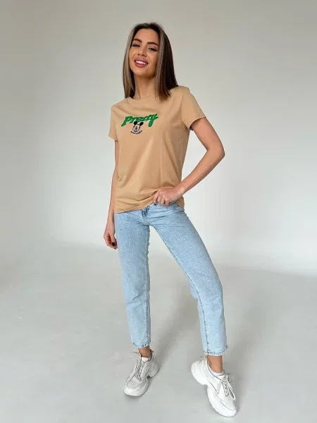 ISSA Plus Футболка Без підкладки бежевий