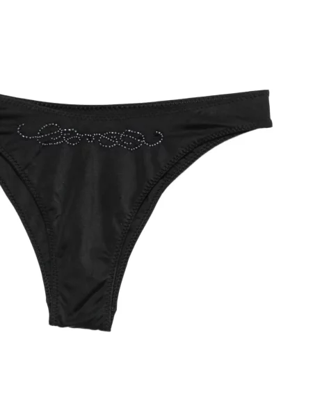 Bikini Frankies Bikinis cu mărgele negru