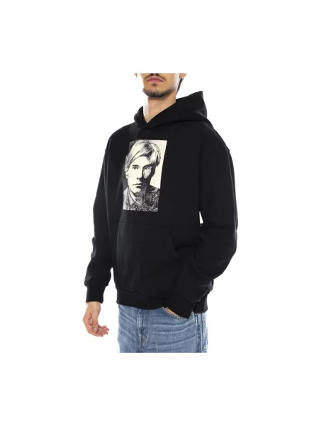 Bluza z kapturem Obey z kapturem czarna