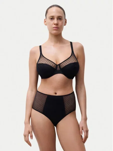 Chantelle Figi klasyczne z wysokim stanem Norah Chic czarny