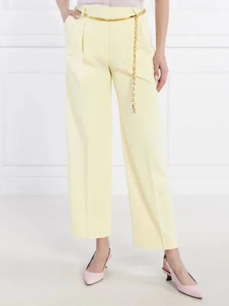 Samsøe Samsøe Pantaloni Haveny Trousers | Straight fit galben