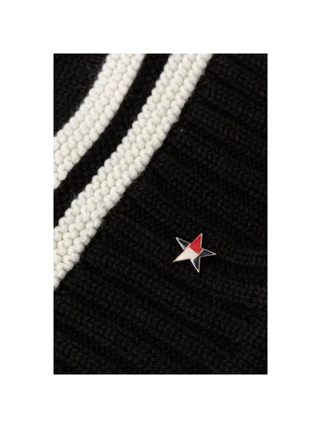 Čiapka s prímesou vlny Tommy Jeans čierna
