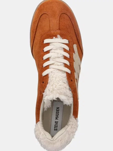 Замшевые кроссовки Steve Madden коричневые