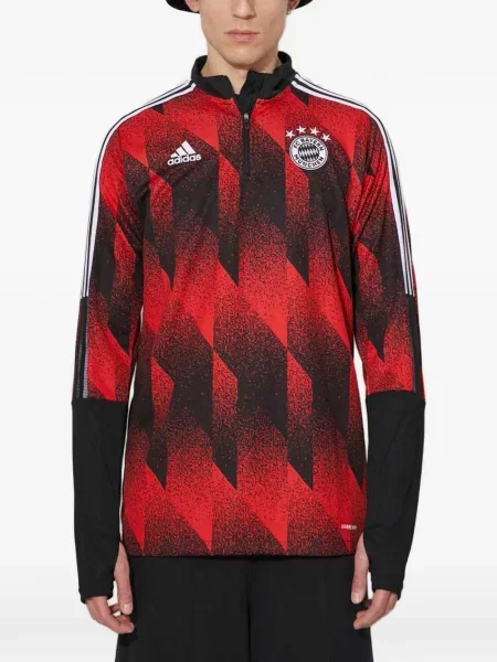 Lung hanorac Adidas din canvas alb