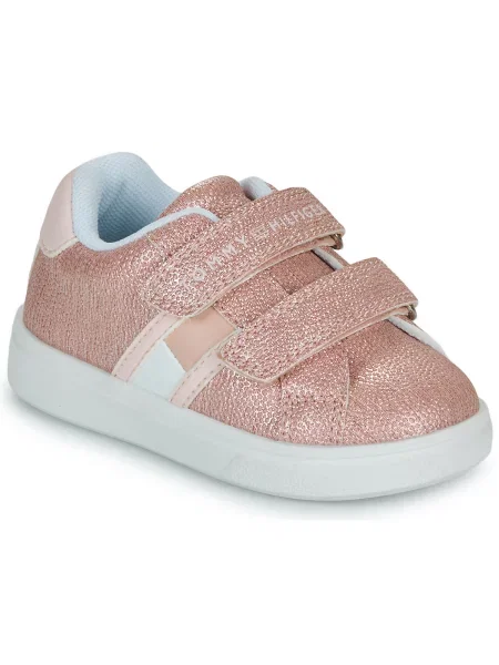 Superge Tommy Hilfiger Flag Low Cut Velcro M roza