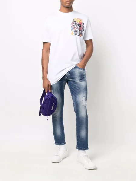 Raštuotas marškinėliai Philipp Plein