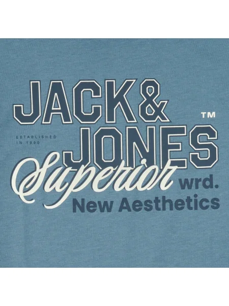 Tricou copii Jack & Jones albastru
