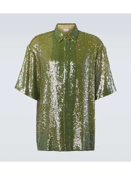 Cămașă Dries Van Noten verde