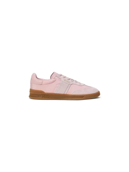 Sneakersy Polo Ralph Lauren zamszowe różowe