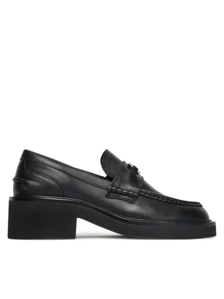 Loafersy Tommy Jeans czarne
