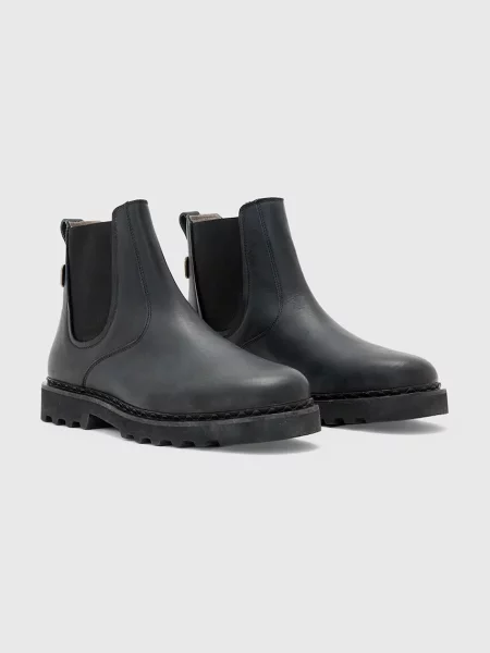 Високі черевики AllSaints SKIFF CHELSEA BOOT чорний