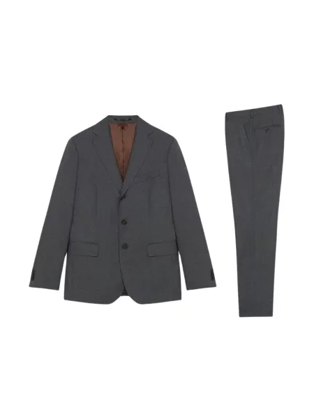 Garnitur Brooks Brothers wełniany szary