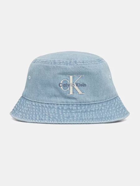 Calvin Klein Jeans kapelusz bucket jeansowy niebieski