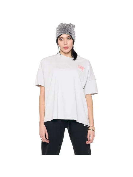 Scurt tricou Leone 1947 cu mâneci scurte gri