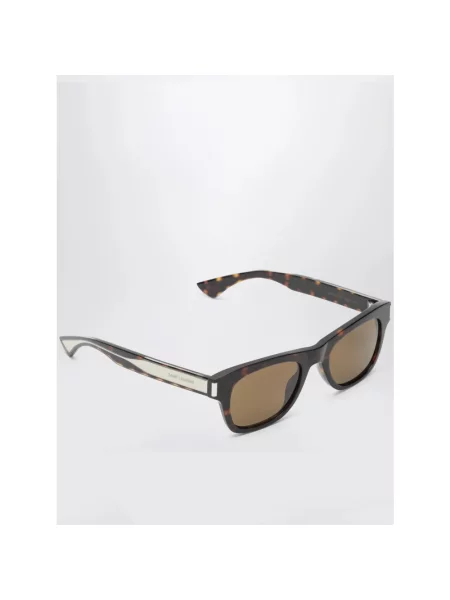 Okulary przeciwsłoneczne Saint Laurent brązowe