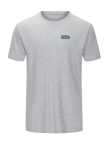 YEAZ Tricou funcțional Chay gri piatră negru