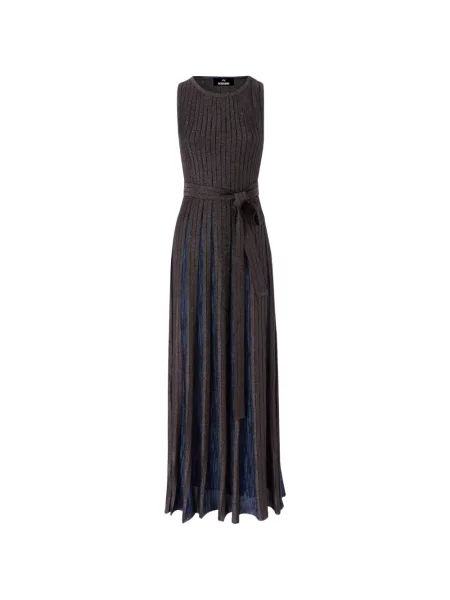 Cu centură rochie maxi Missoni maro