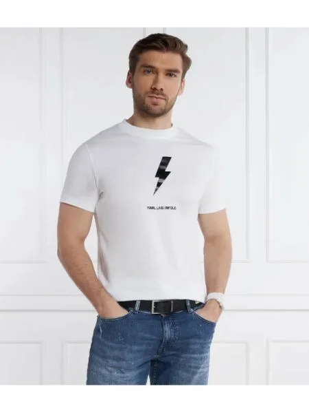 Karl Lagerfeld Tricou alb