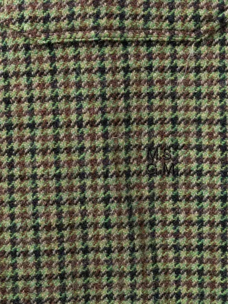 Карирана риза Msgm зелено