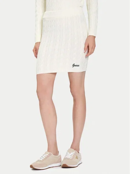 Guess Fustă tip creion bej