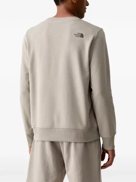 Hanorac The North Face cu broderie gri