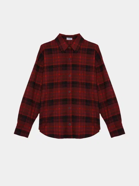 Сорочка Braska поліестер/віскоза червоний