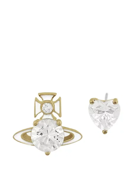 Cercei Vivienne Westwood cu motiv cu inimi
