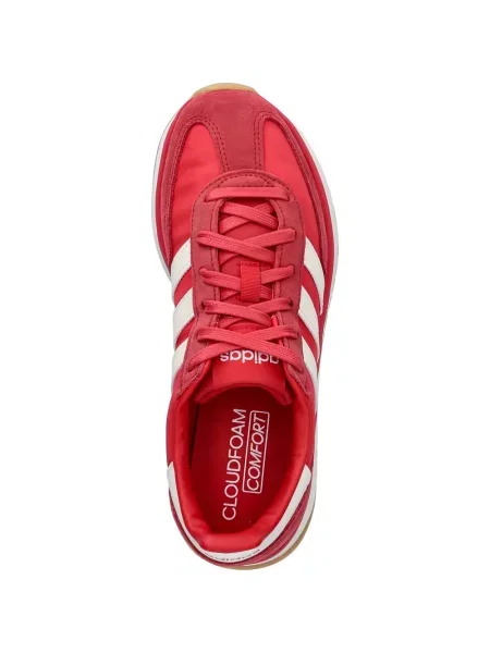 Бягане панталон Adidas на платформе с принт розово