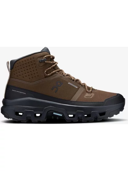 Buty trekkingowe On Cloudrock Mid Waterproof brązowo czarne