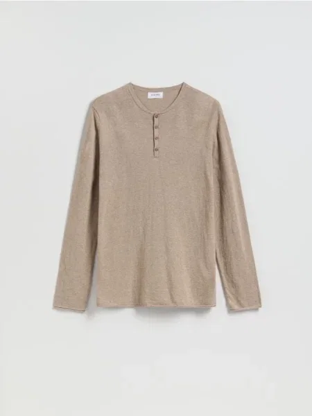 Reserved Pulover henley bej