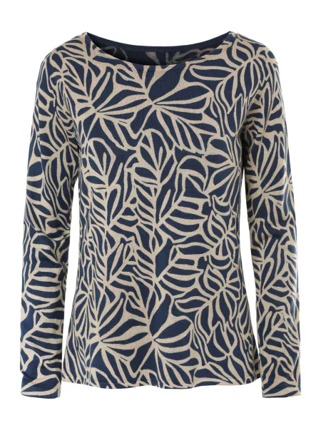 TATUUM Bluză BETTY / bleumarin bej