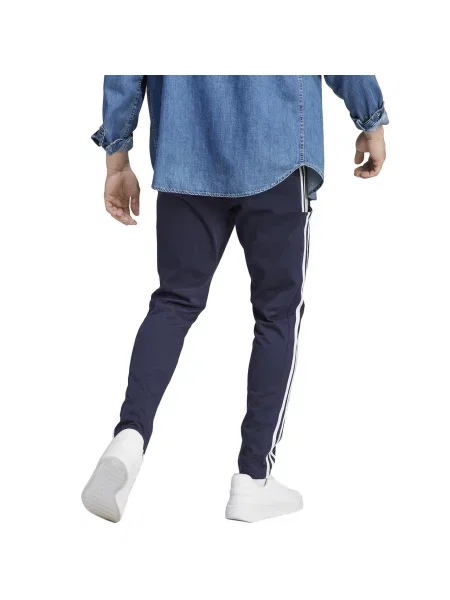 Spodnie adidas Essentials Single Jersey Tapered Open Hem białe