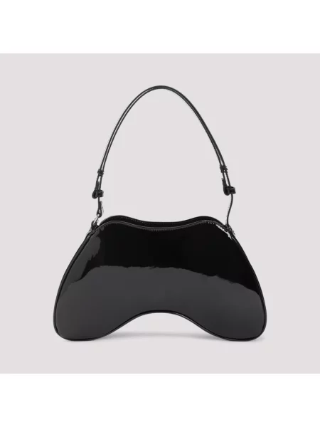 Torebka skórzana Diesel skórzana czarna