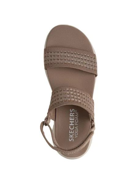 Sandały Skechers Ultra Flex Sandal All A brązowe