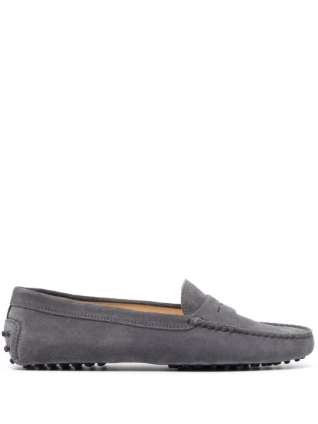 Pantofi loafer Tod's slip-on gri