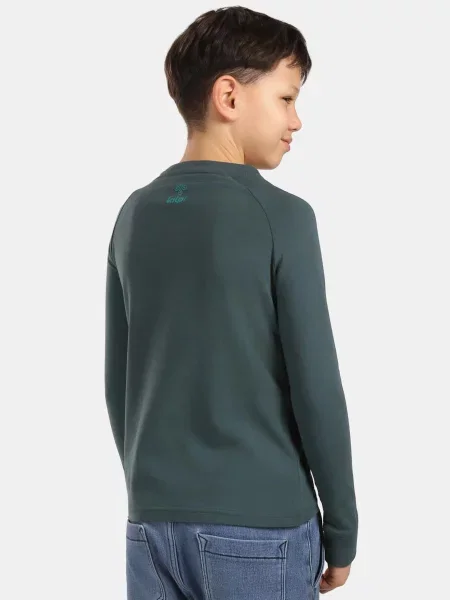 Chłopięca koszulka long-sleeve Kilpi VERATI-JB zielona