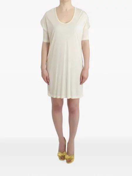 Scurt rochie mini Costume National alb